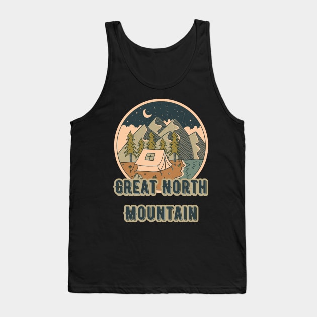 Great North Mountain Tank Top by Canada Cities